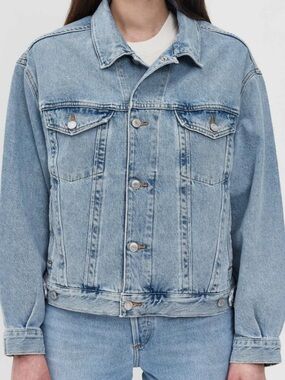 AGOLDE OVERSIZED DENIM JACKET CHARLI SZ LARGE
